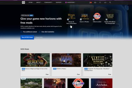 GOG adds official mod support, offering one-click installs for select games