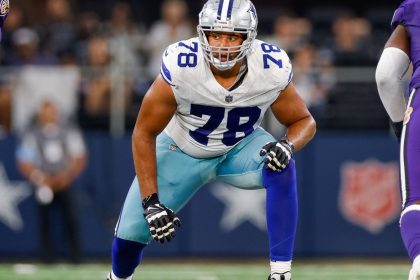 Report: Cowboys offensive tackle Terence Steele dealing with high ankle sprain, not considered major