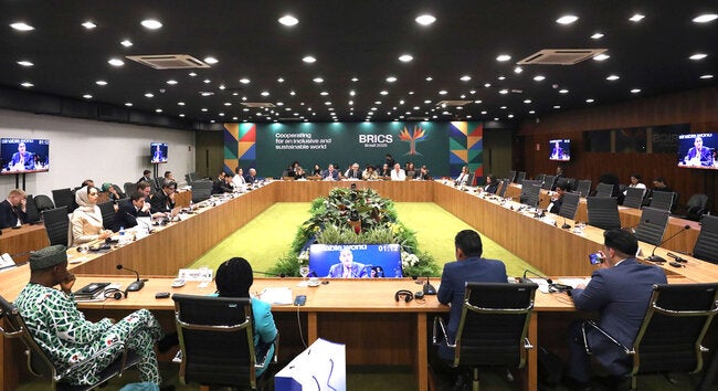 Strengthening cooperation and exchange with BRICS countries key to advance priority health commitments, PAHO Director says