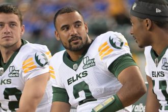 Opinion: Edmonton Elks benching Tre Ford predictably backfires in Saskatchewan