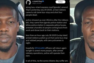 Lagos Man Raises Alarm as Armed Robbers Kill Four at Lanre Bus Stop, Police Arrive Late