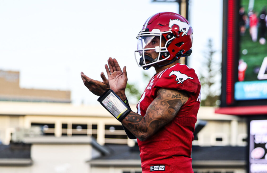 Dave Dickenson ‘still holding out hope’ Vernon Adams Jr. can start for Calgary Stampeders