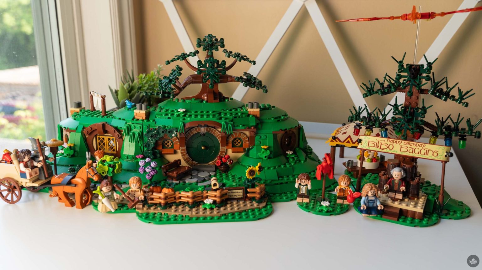 The Lego Builder app made building the Shire set a breeze