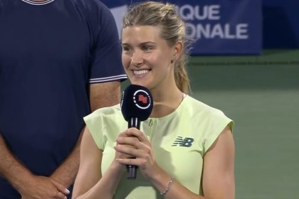 Bouchard delivers emotional retirement speech in front of hometown fans