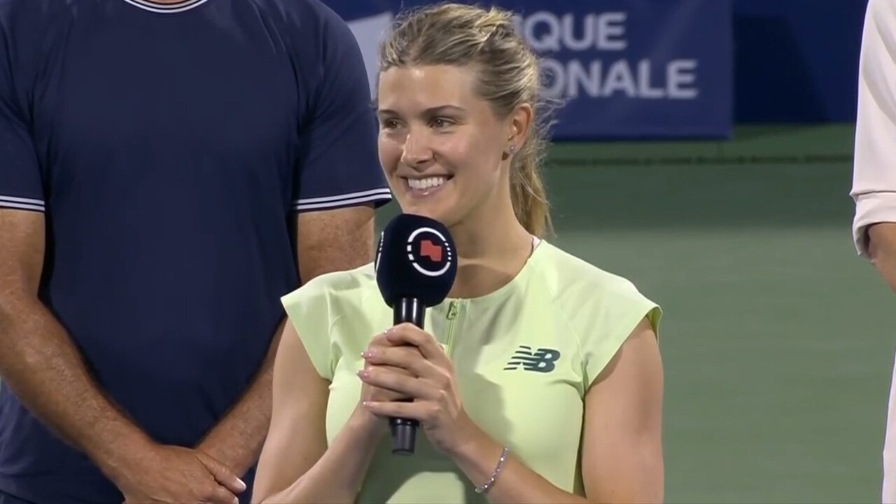 Bouchard delivers emotional retirement speech in front of hometown fans