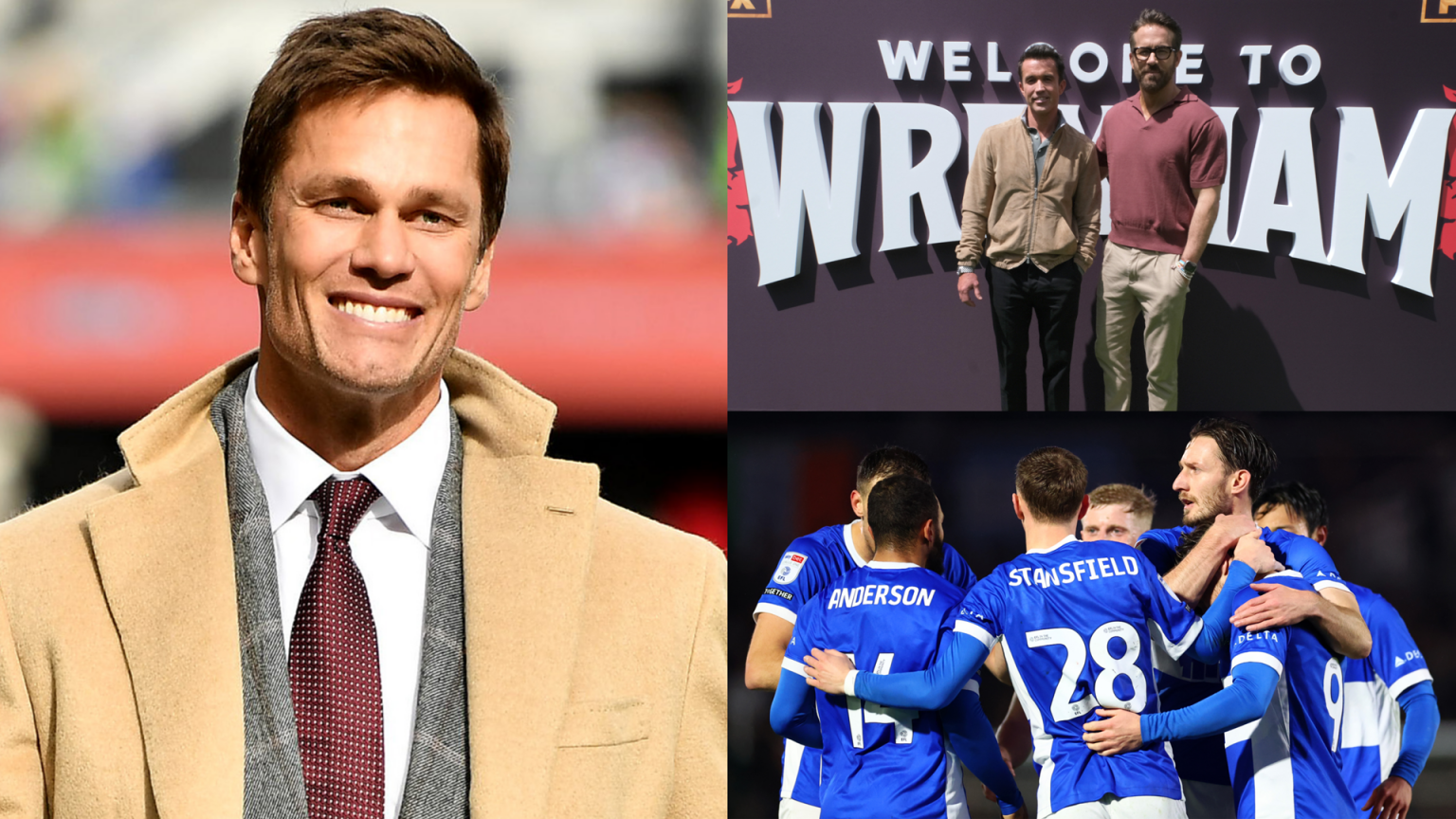 ‘I love the rivalry with Wrexham!’ Tom Brady lifts lid on Birmingham’s ‘budding’ feud with Ryan Reynolds’ and Rob McElhenney’s Welsh dragons as both sides prepare for new life in the Championship