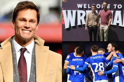 ‘I love the rivalry with Wrexham!’ Tom Brady lifts lid on Birmingham’s ‘budding’ feud with Ryan Reynolds’ and Rob McElhenney’s Welsh dragons as both sides prepare for new life in the Championship