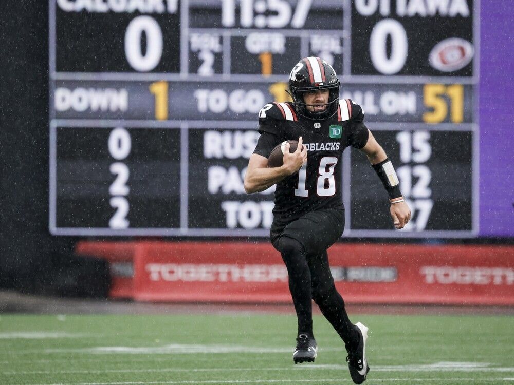 Ottawa Redblacks weather conditions, down Calgary Stampeders for first win of CFL season
