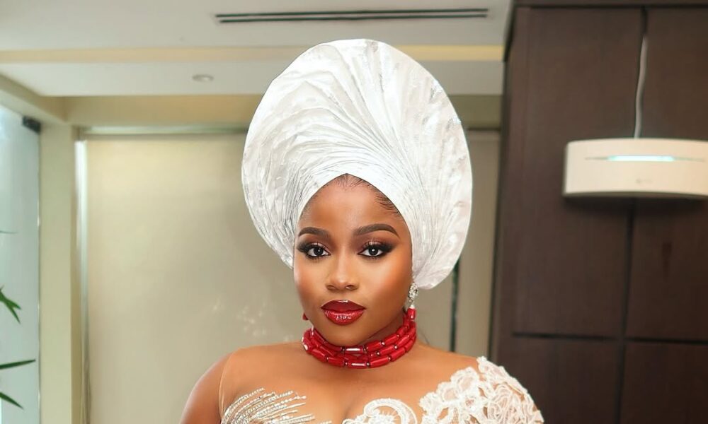 Veekee James Is Serving White Lace Perfection & We’re Taking Notes for Our Next Owambe