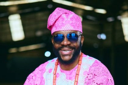 Ebuka Obi-Uchendu Stays Bold in Pink Lace Agbada for His Second BBNaijaS10 Look