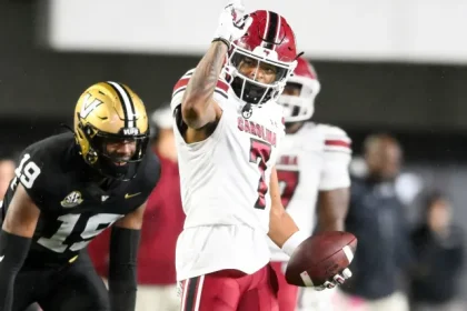 South Carolina’s Gage Larvadain making strong case as NFL wide receiver in training camp