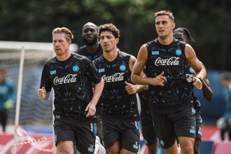 Napoli lose friendly 2-1 to Brest on Milinkovic-Savic debut