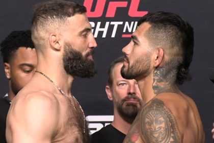 UFC Vegas 109: Dolidze vs. Hernandez Final Face-Offs