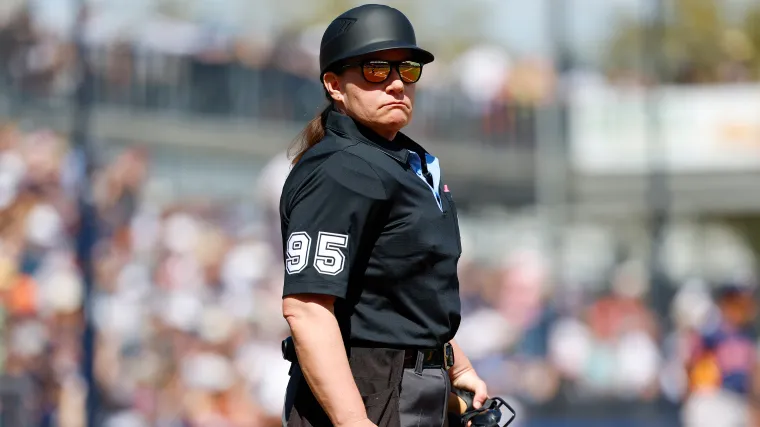 Who is Jen Pawol? How female umpire is making MLB history in Braves-Marlins series