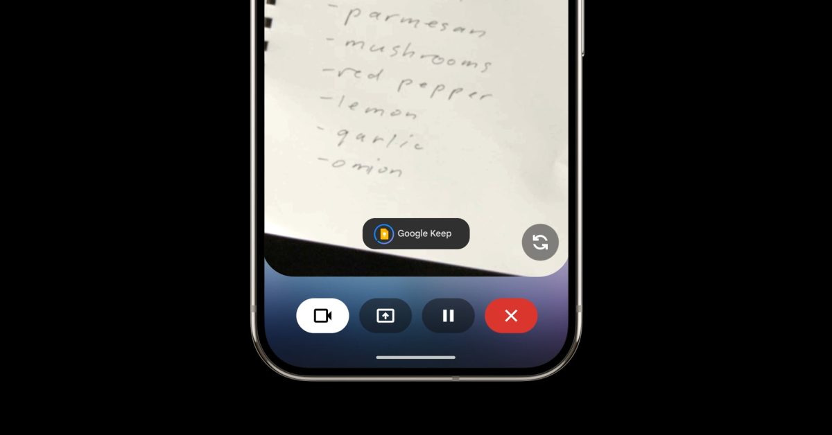 Gemini Live starts rolling out the Google Keep integration