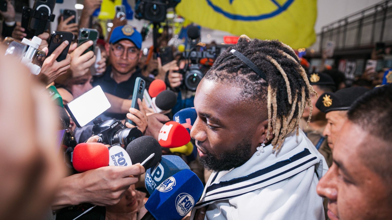 ‘Happy to be here, thank you for the welcome’ -Maximin greeted by 200 fans on arrival in Mexico ahead of Club América move