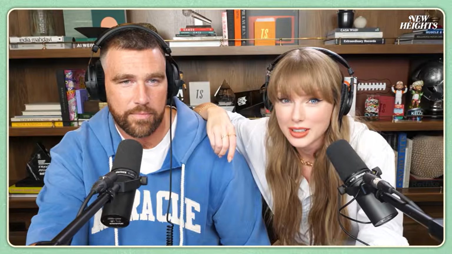 What Taylor Swift bakes with Jason Kelce’s kids, and 8 other things we learned on the New Heights podcast
