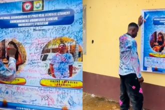 COOU Graduate Honors Late Coursemates in Viral Sign-Out Tribute