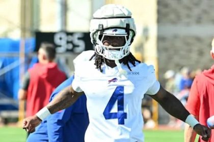 Buffalo’s James Cook returns to practice Tuesday after a brief hold-in