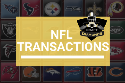 NFL Transactions for August 13, 2025 | Presented by Draft Diamonds LLC