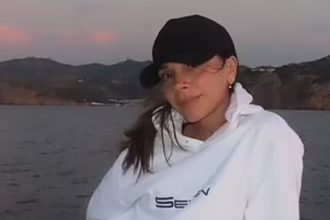 Harper Beckham looks just like mum Victoria in £16 million yacht photo with brother Romeo