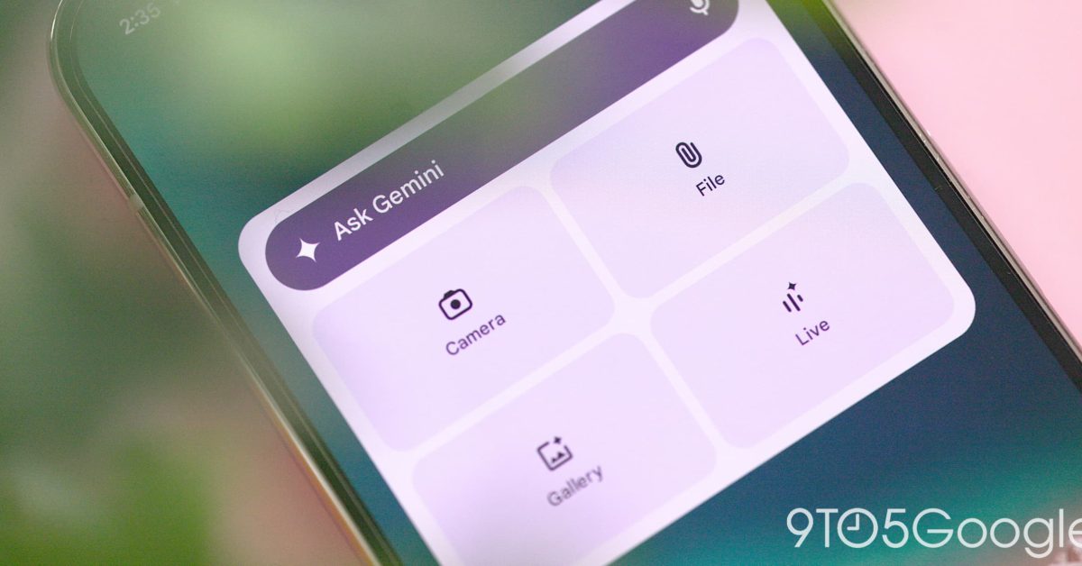 Gemini app update brings new icon to Android as widget adds Astra shortcuts
