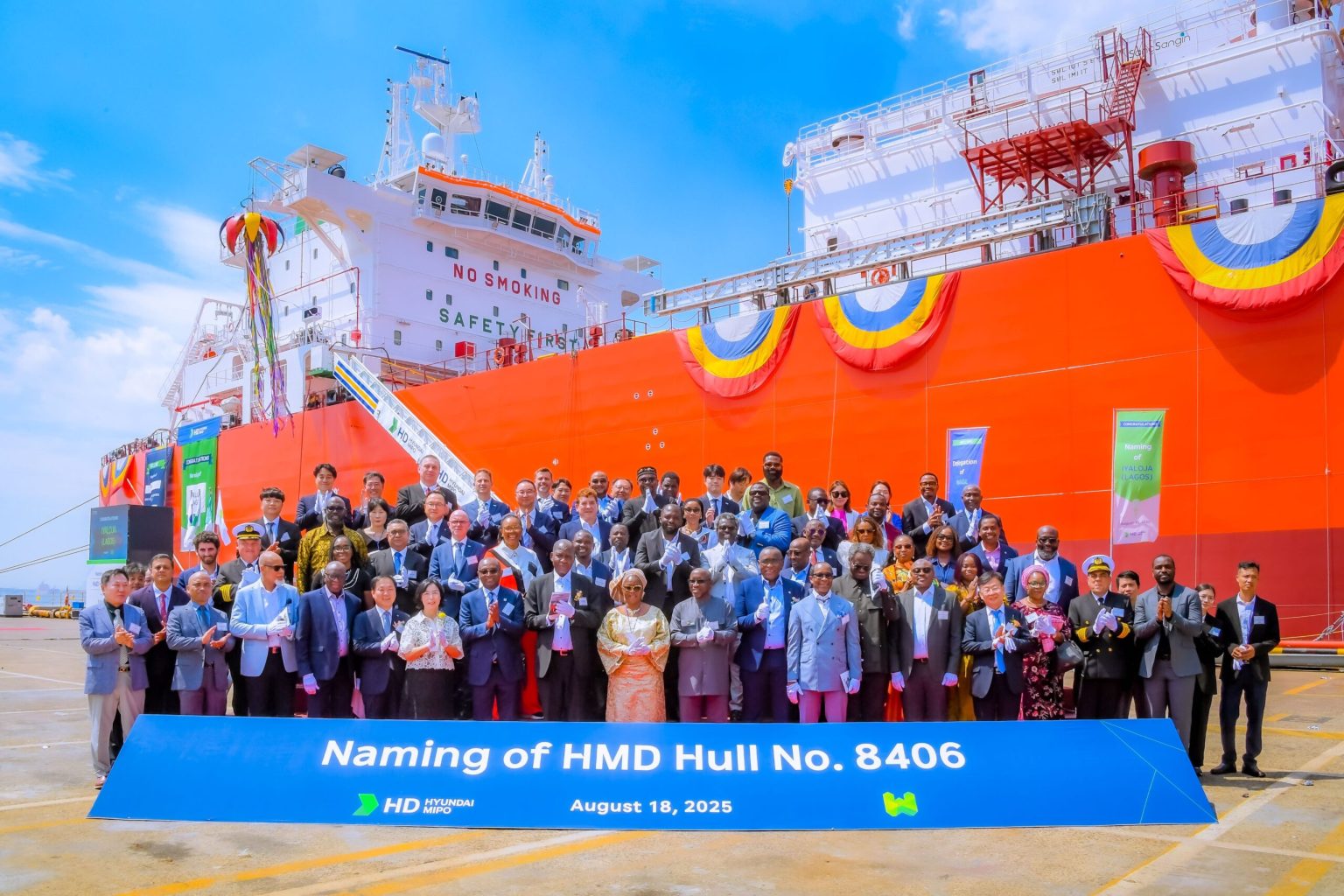 President Tinubu flags off West Africa Gas Limited’s 40,000 CBM LPG Vessel