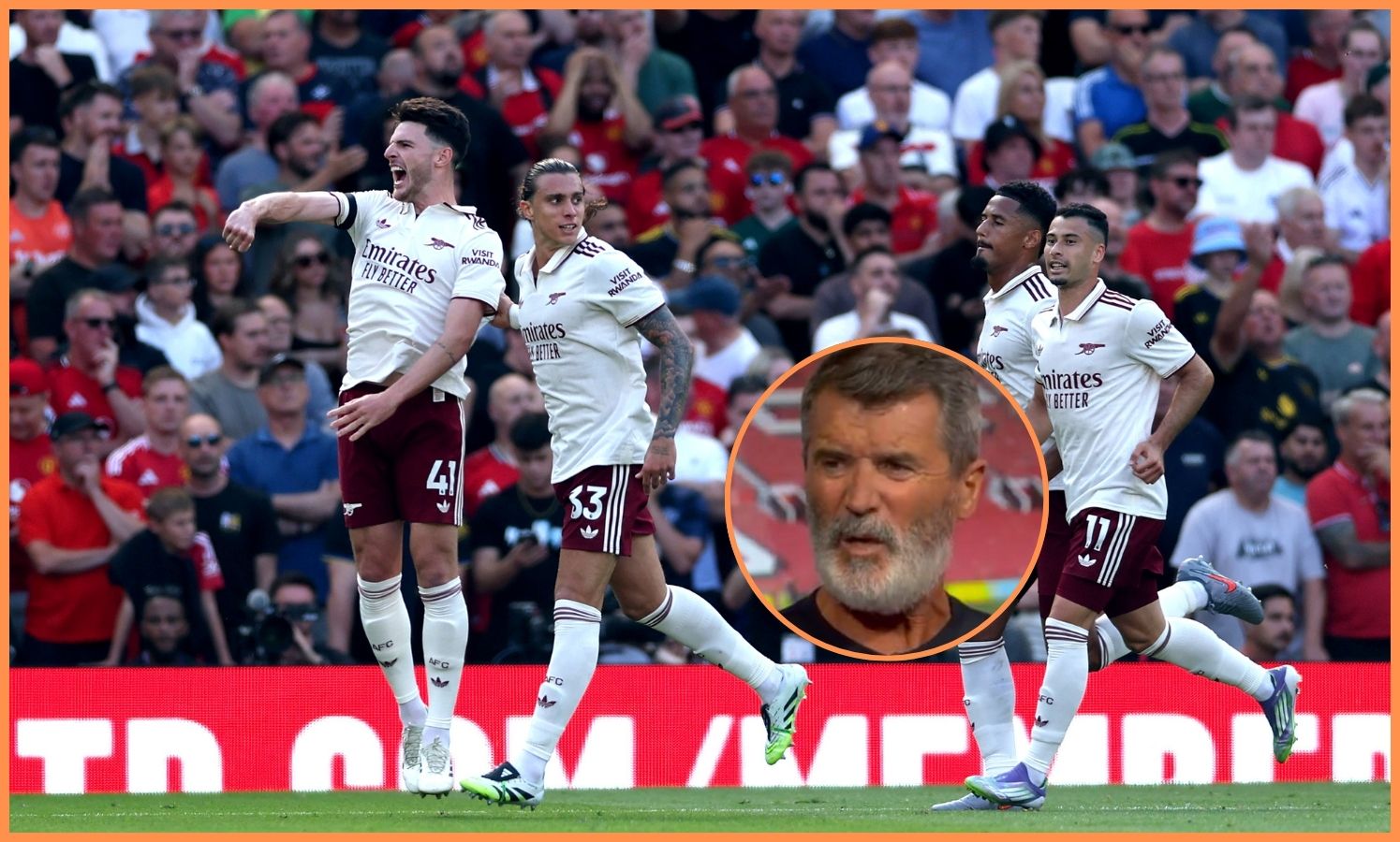 “That’s a worry” – Roy Keane aims dig at Arsenal after 1-0 win at Manchester United