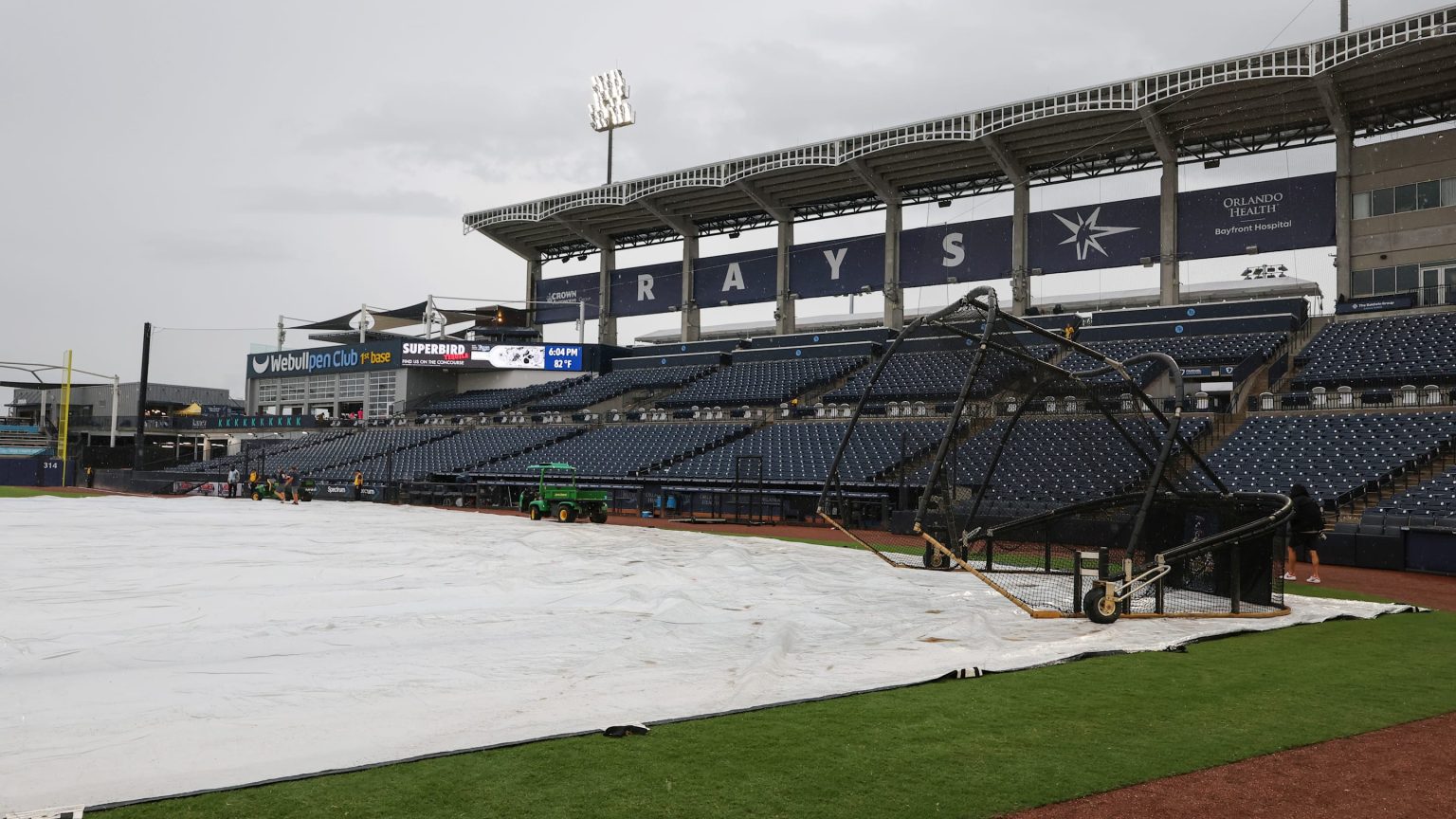 Yankees-Rays start time: Rain delay updates from George M. Steinbrenner Field