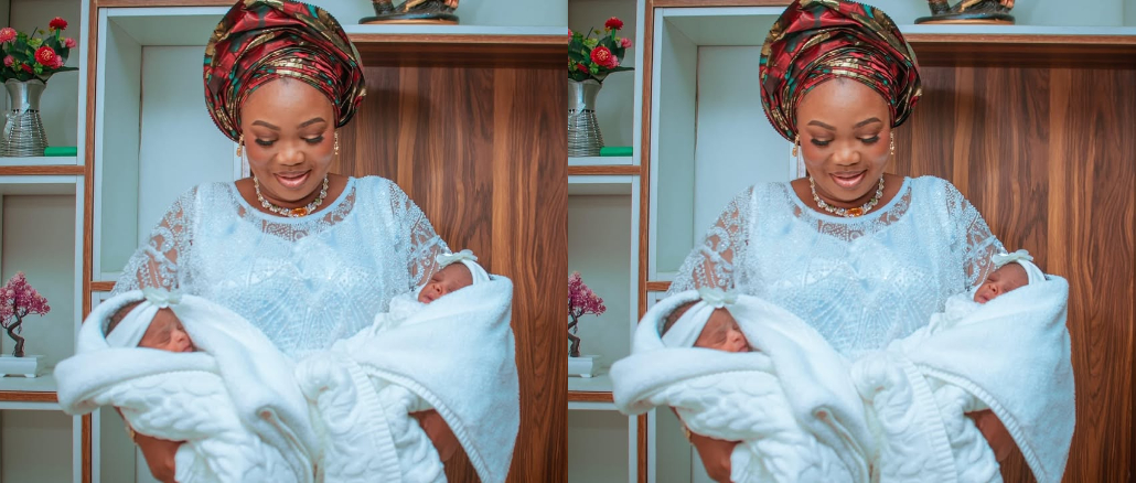 Mercy Ebosele Welcomes Twins, Shares Heartwarming Family Photos