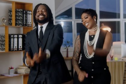 Office Crush? Johnny Drille & Tiwa Savage Turn It Into a Music Video with “Over the Moon”