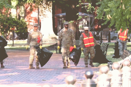 DC launches ‘We the People’ campaign while National Guard patrols streets, picks up trash
