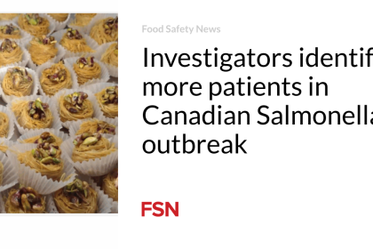 Investigators identify more patients in Canadian Salmonella outbreak