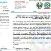 BREAKING: Nigerian Students Declare Mass Protest In Niger State Over Education Neglect, Unpaid Scholarships