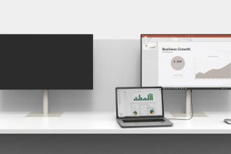This gorgeous minimalist computer monitor is powered by a single cable — but don’t call it a portable monitor
