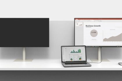 This gorgeous minimalist computer monitor is powered by a single cable — but don’t call it a portable monitor