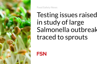 Testing issues raised in study of large Salmonella outbreak traced to sprouts