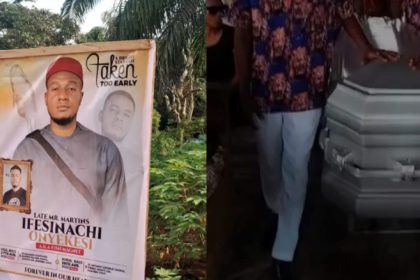 Tears as Slain Businessman, Martins Onyekesi, Laid to Rest in Anambra