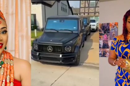 Drama Ehi Ogbebor And Lover Mock Twin Sister Amid Luxury Car Show-Off