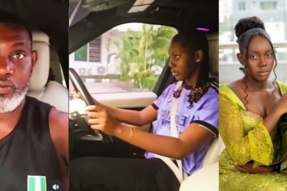 Comedian Ayo Makun Beams With Pride As Daughter Confidently Drives Him Around