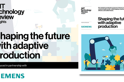 Shaping the future with adaptive production