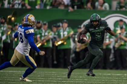 Returner Mario Alford back for Saskatchewan Roughriders in Labour Day Classic