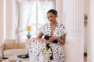 Temi Otedola’s Polka Dot Wedding Dress Is a Love Letter to Personal Style