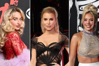Sabrina Carpenter, Jessica Simpson, Megan Moroney heat up VMAs red carpet in sheer gowns