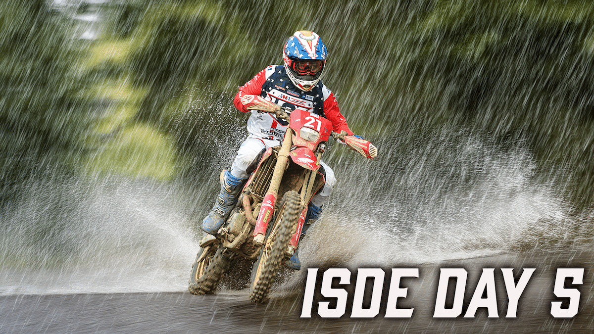 Rain & Mud Make for HARD Conditions on Day 5 of ISDE in Italy
