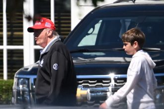 Trump touts ‘worker-first’ economy on Labor Day as internet speculation of his whereabouts spirals