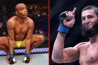 New video shows what Anderson Silva told Khamzat Chimaev days before his UFC title win