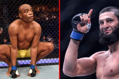 New video shows what Anderson Silva told Khamzat Chimaev days before his UFC title win
