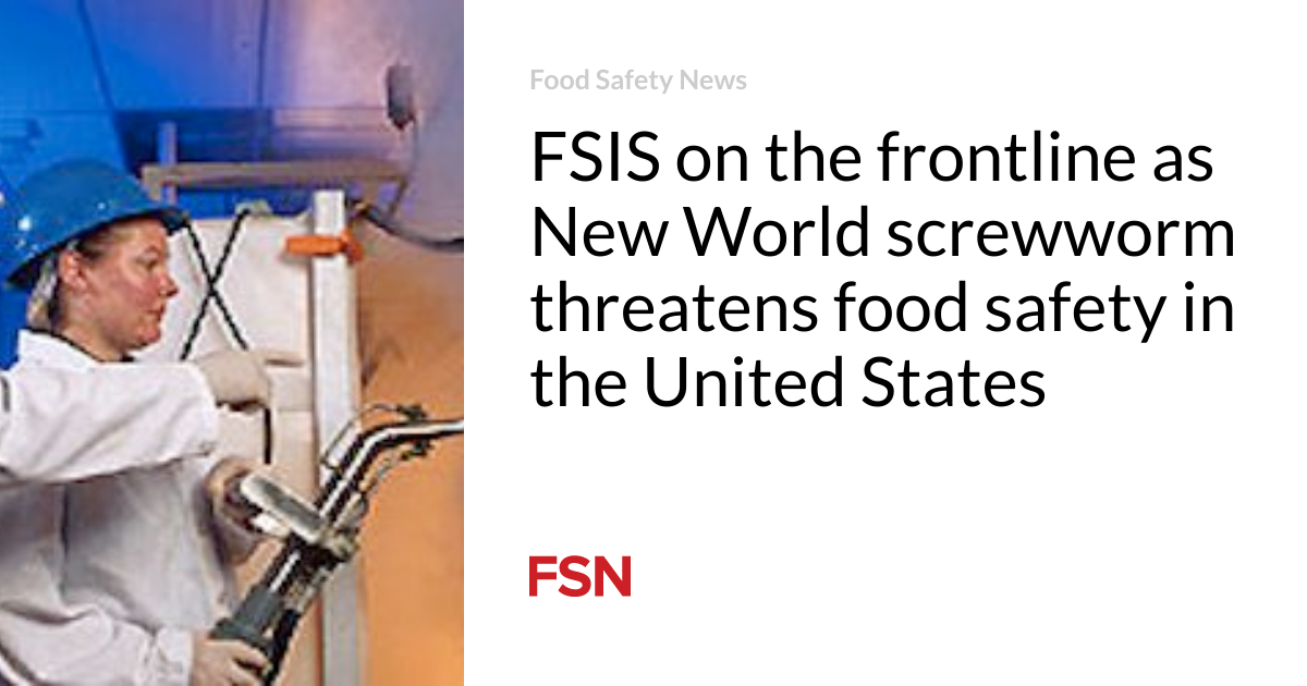 FSIS on the frontline as New World screwworm threatens food safety in the United States