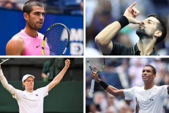 US Open 2025 Men’s Semifinals: Carlos Alcaraz Vs Novak Djokovic, Jannik Sinner Vs Auger-Aliassime